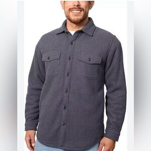 Freedom Foundry Men's Gray Button-Up Jacket